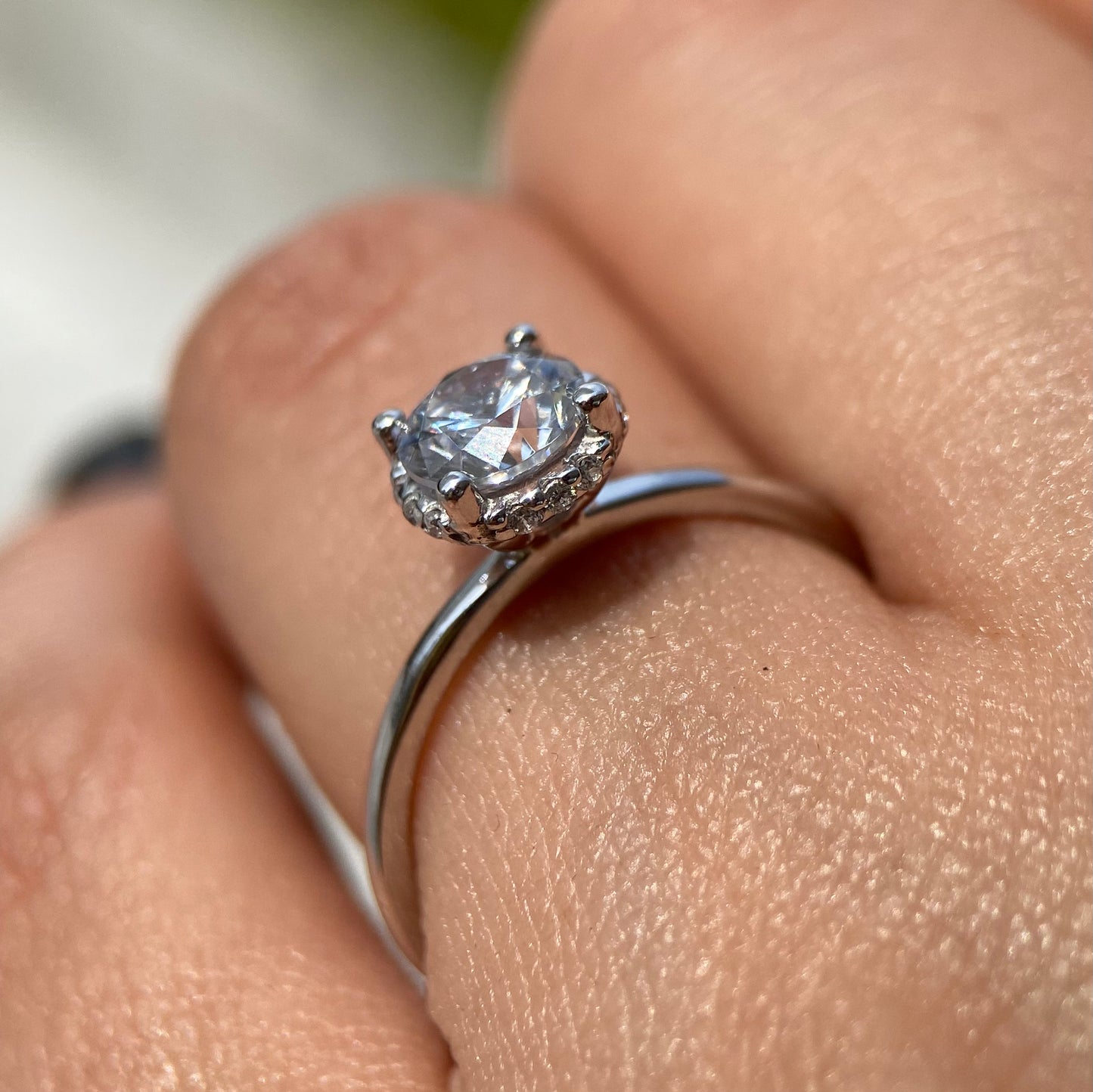 Anillo de compromiso en oro