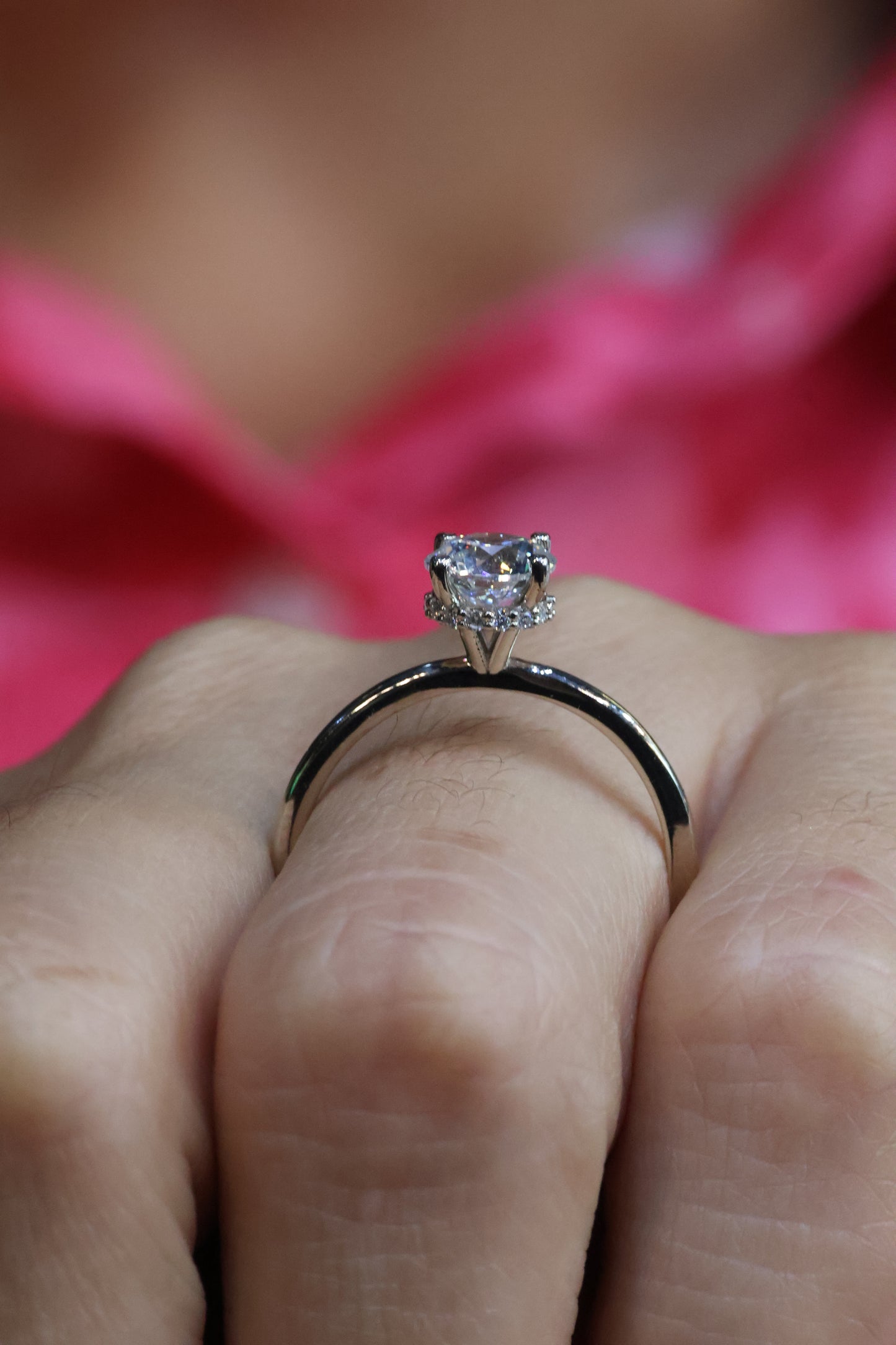 Anillo de compromiso en oro