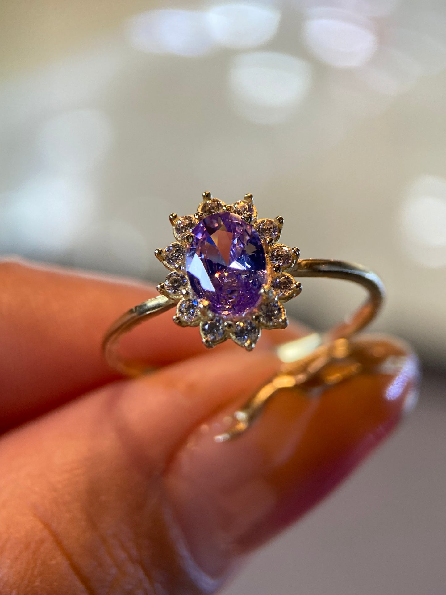Anillo de compromiso en oro