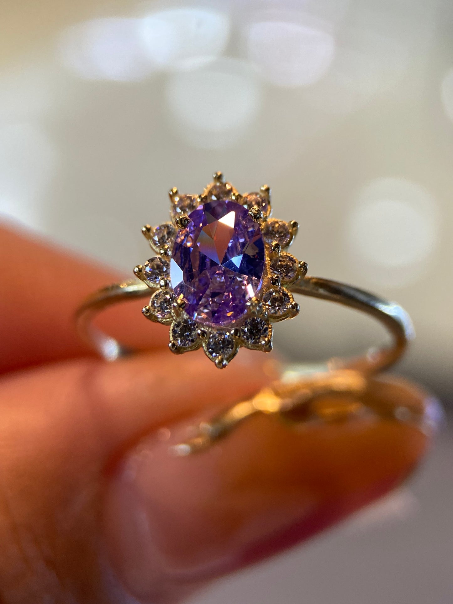 Anillo de compromiso en oro