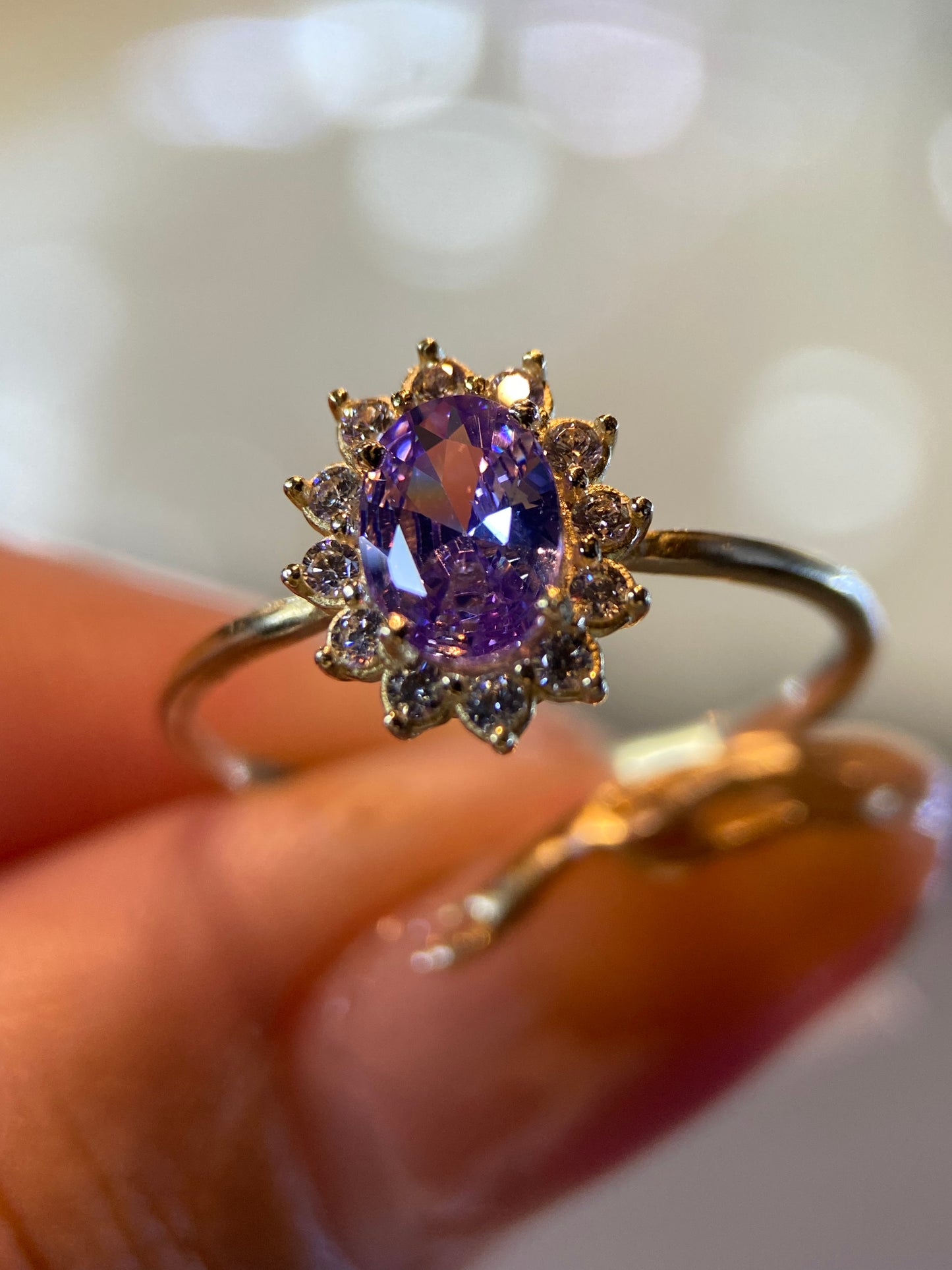 Anillo de compromiso en oro