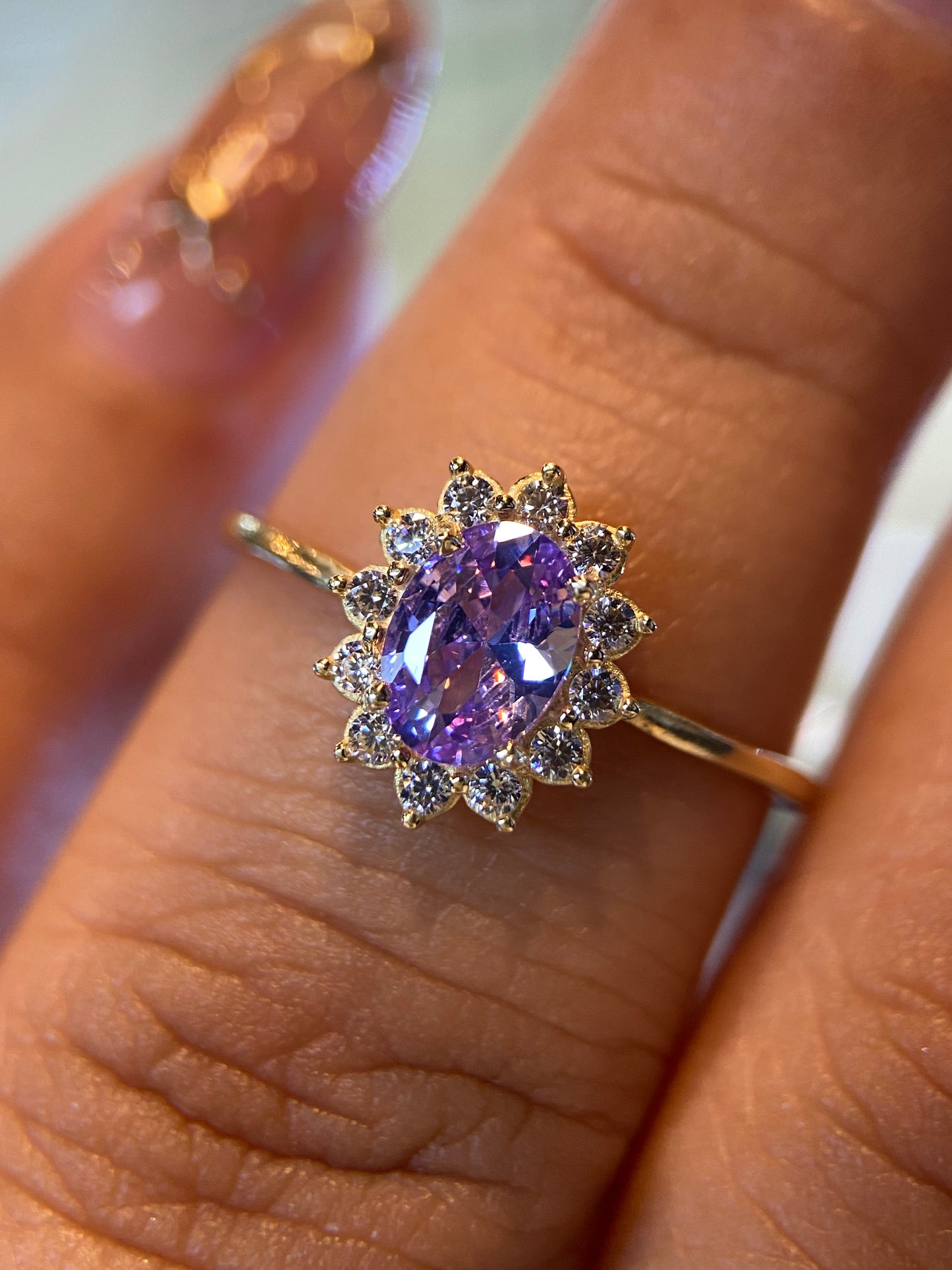 Anillo de compromiso en oro