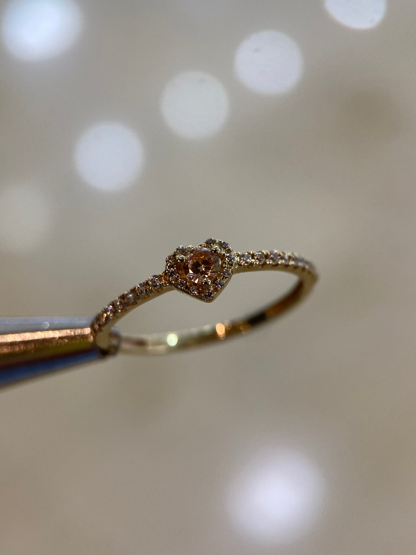 Anillo de compromiso en oro