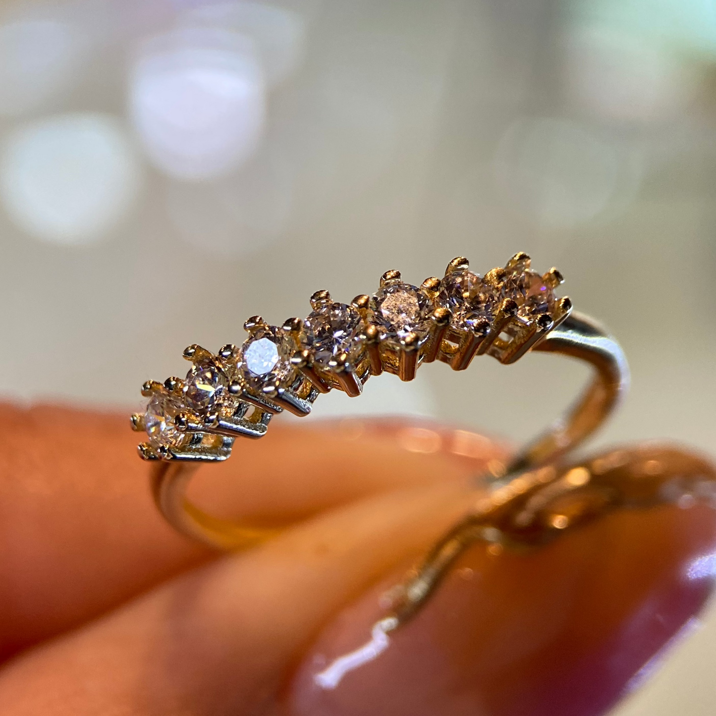 Anillo de compromiso en oro