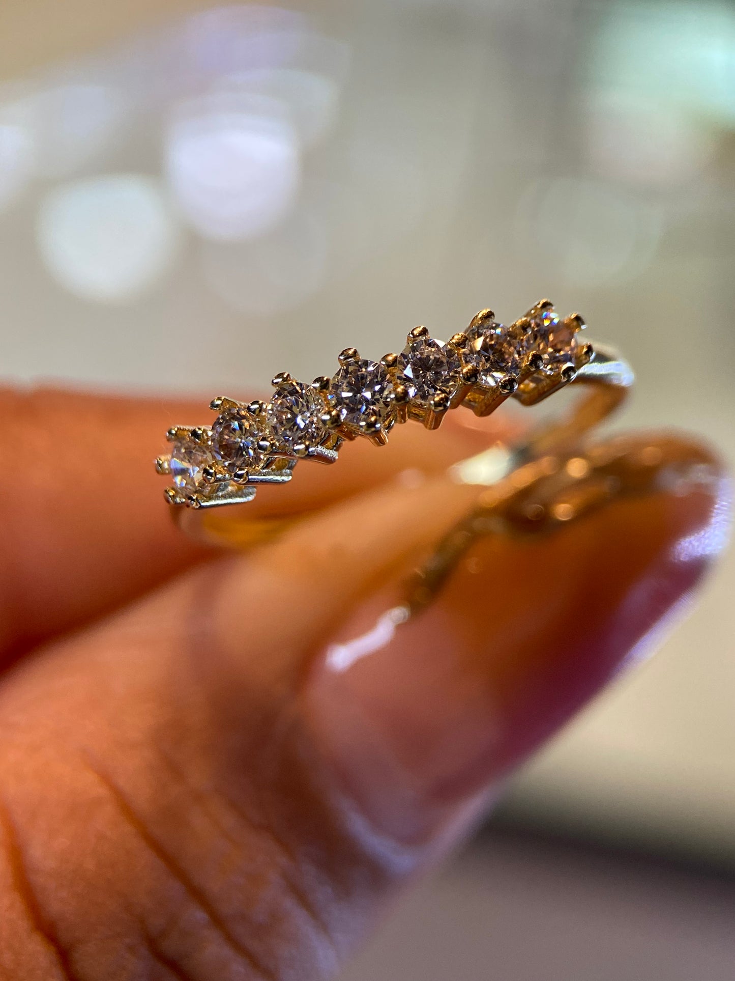 Anillo de compromiso en oro