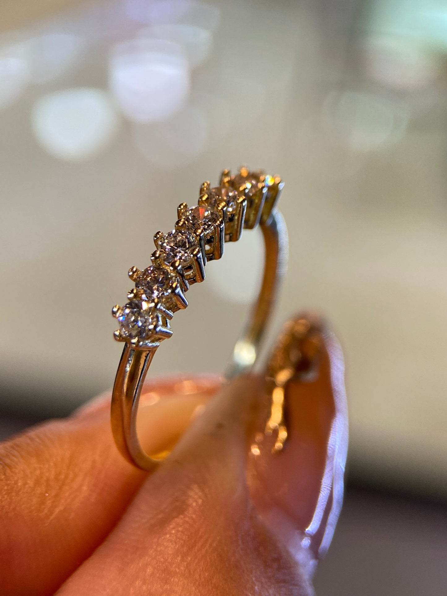 Anillo de compromiso en oro