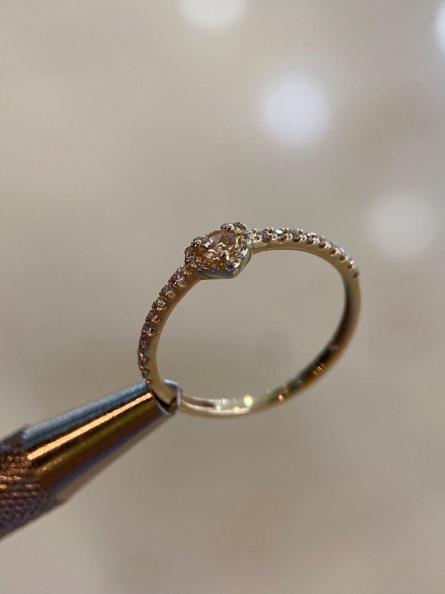 Anillo de compromiso en oro