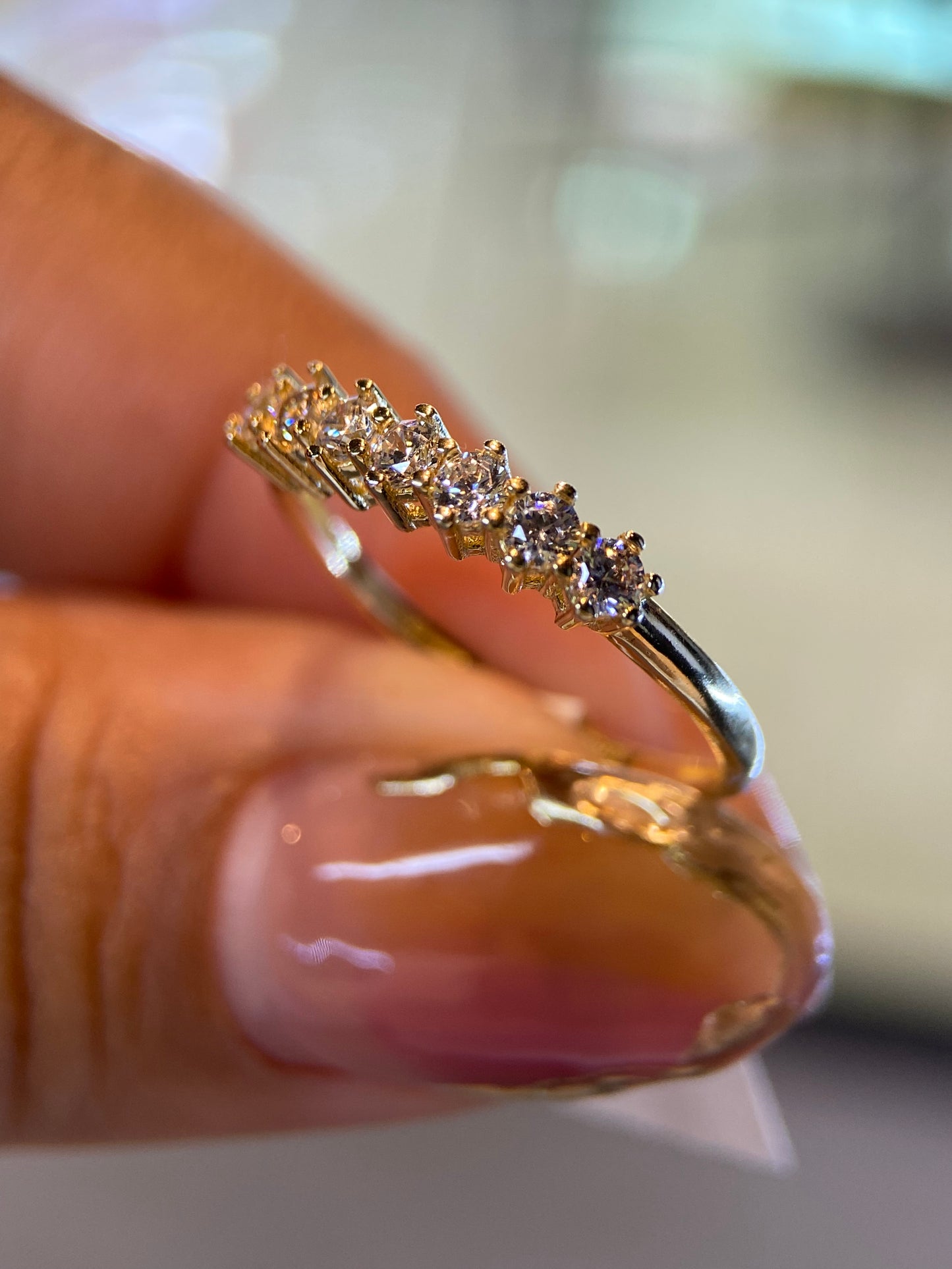 Anillo de compromiso en oro