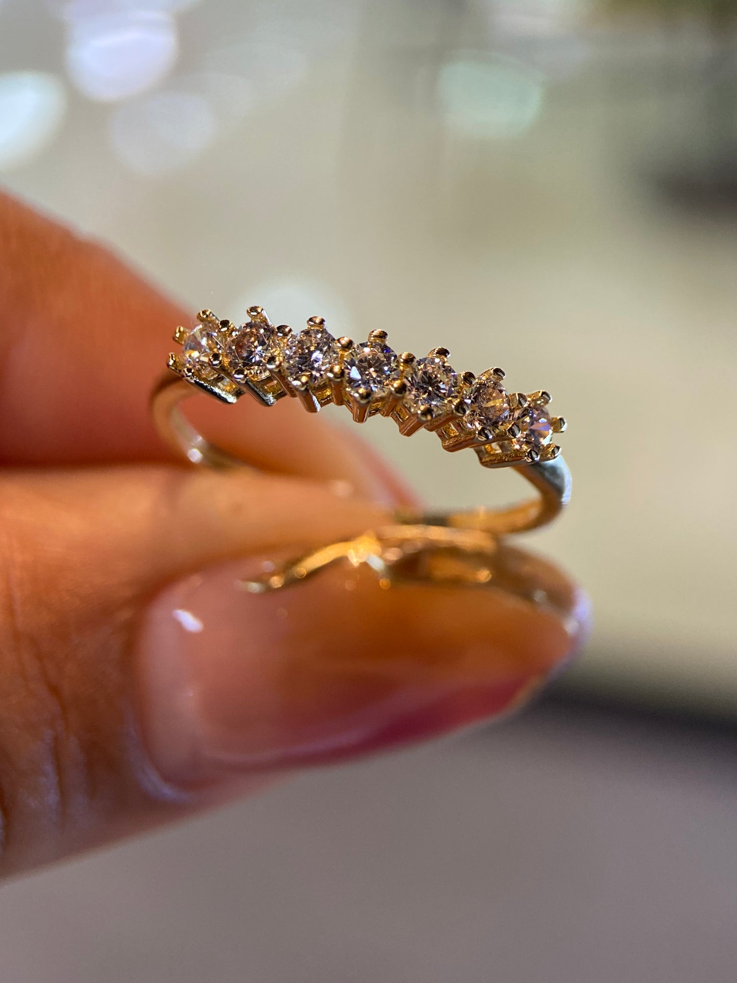 Anillo de compromiso en oro