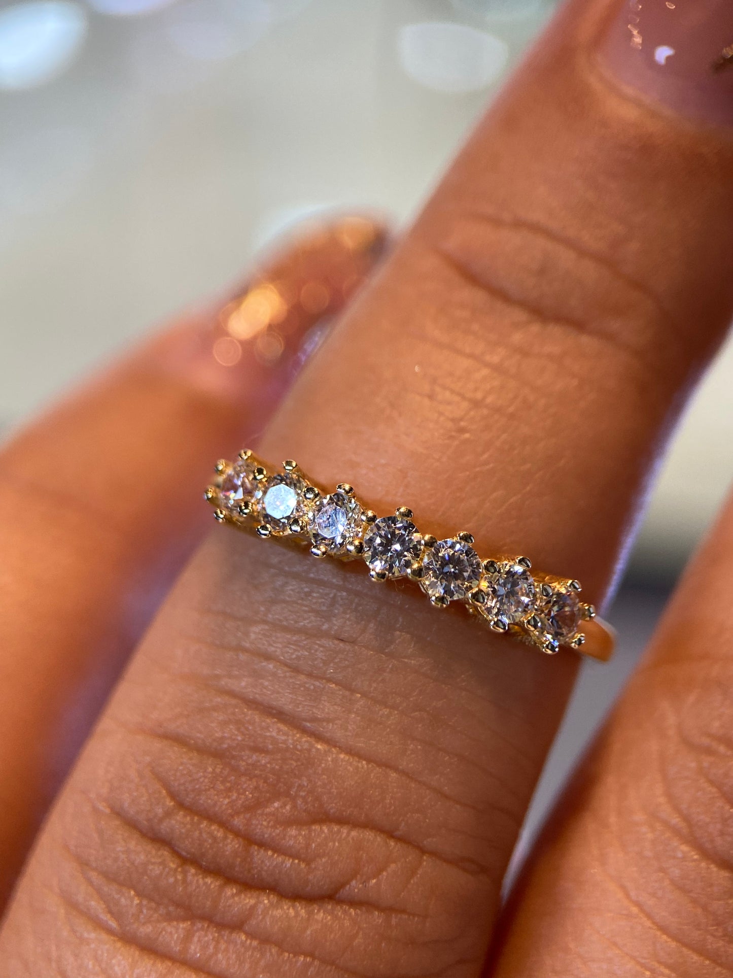 Anillo de compromiso en oro