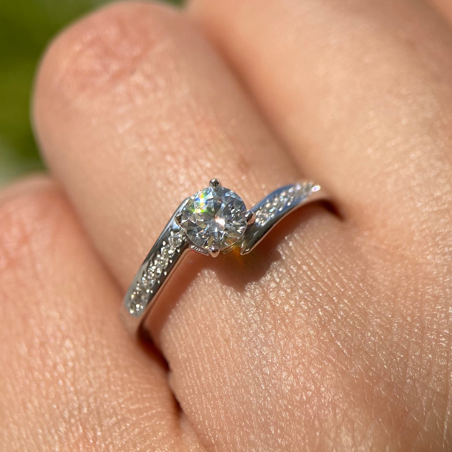 Anillo de compromiso en oro