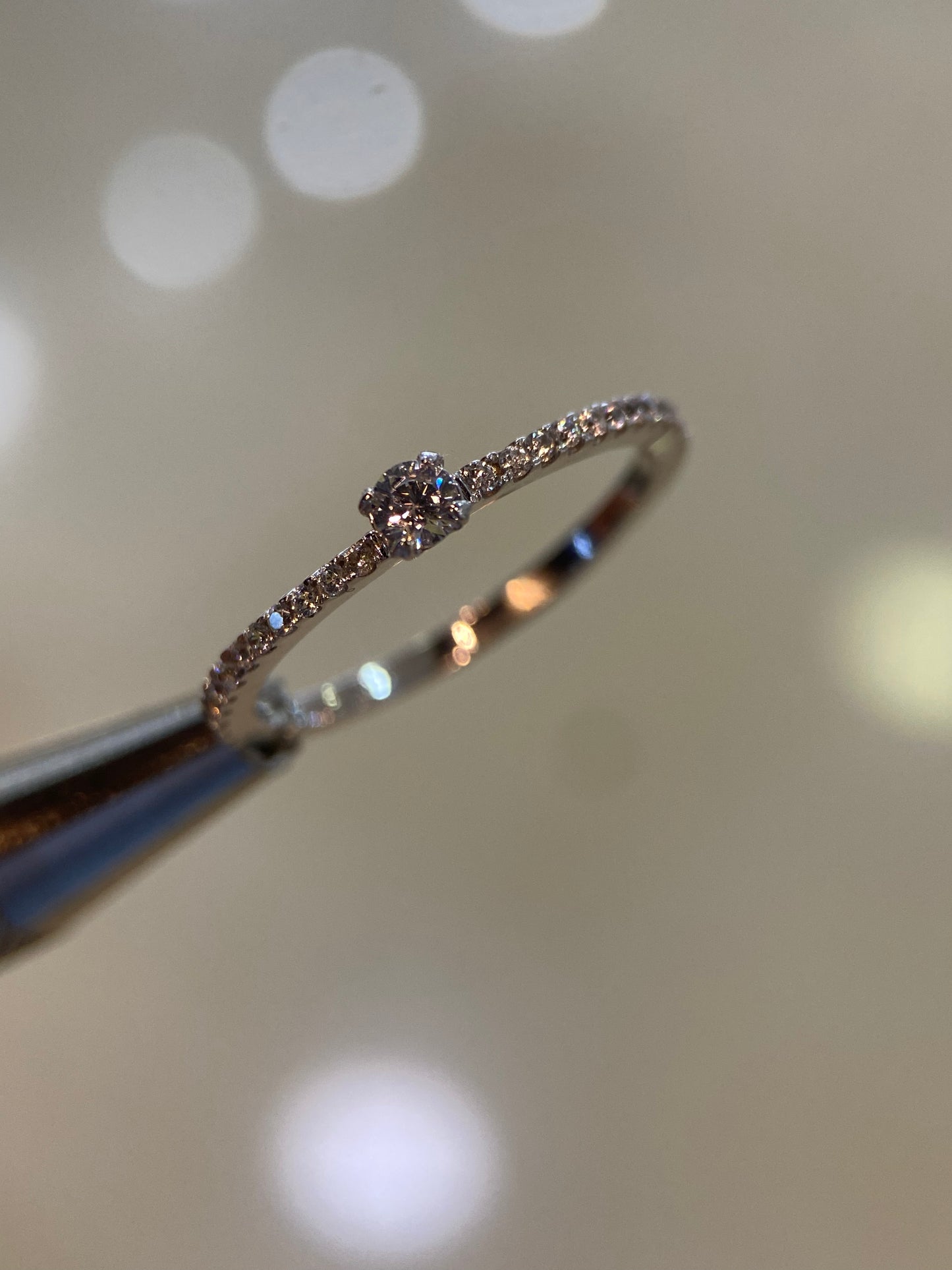 Anillo de compromiso en oro