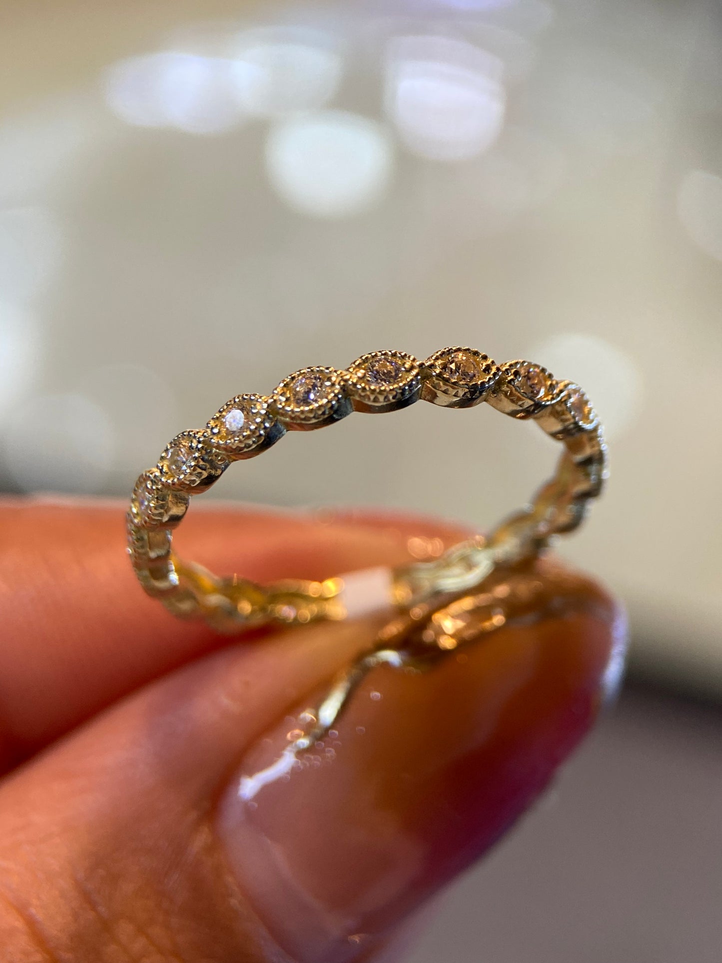Anillo de compromiso en oro