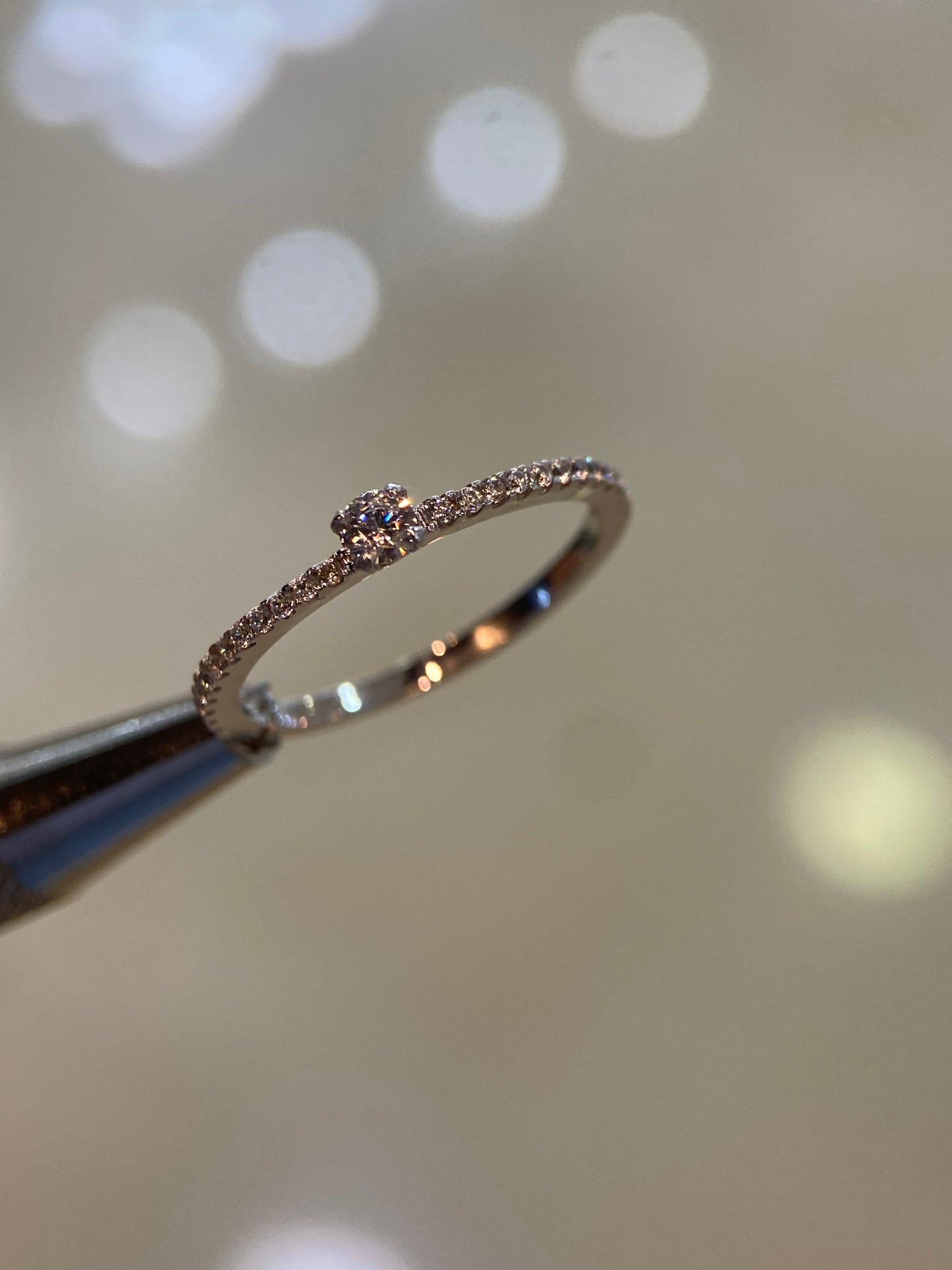 Anillo de compromiso en oro