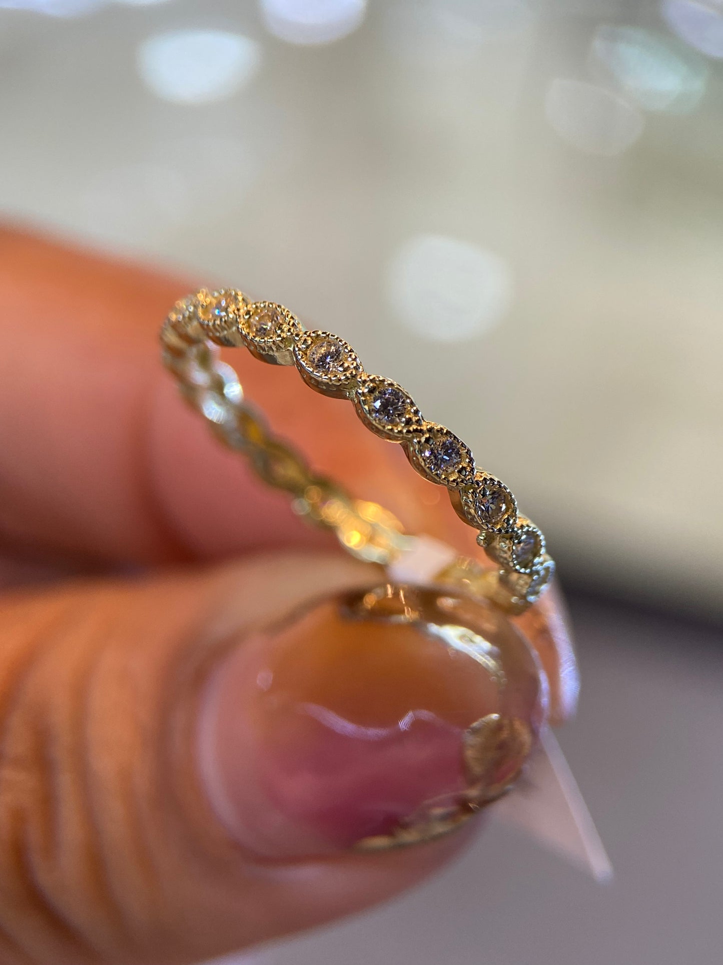 Anillo de compromiso en oro
