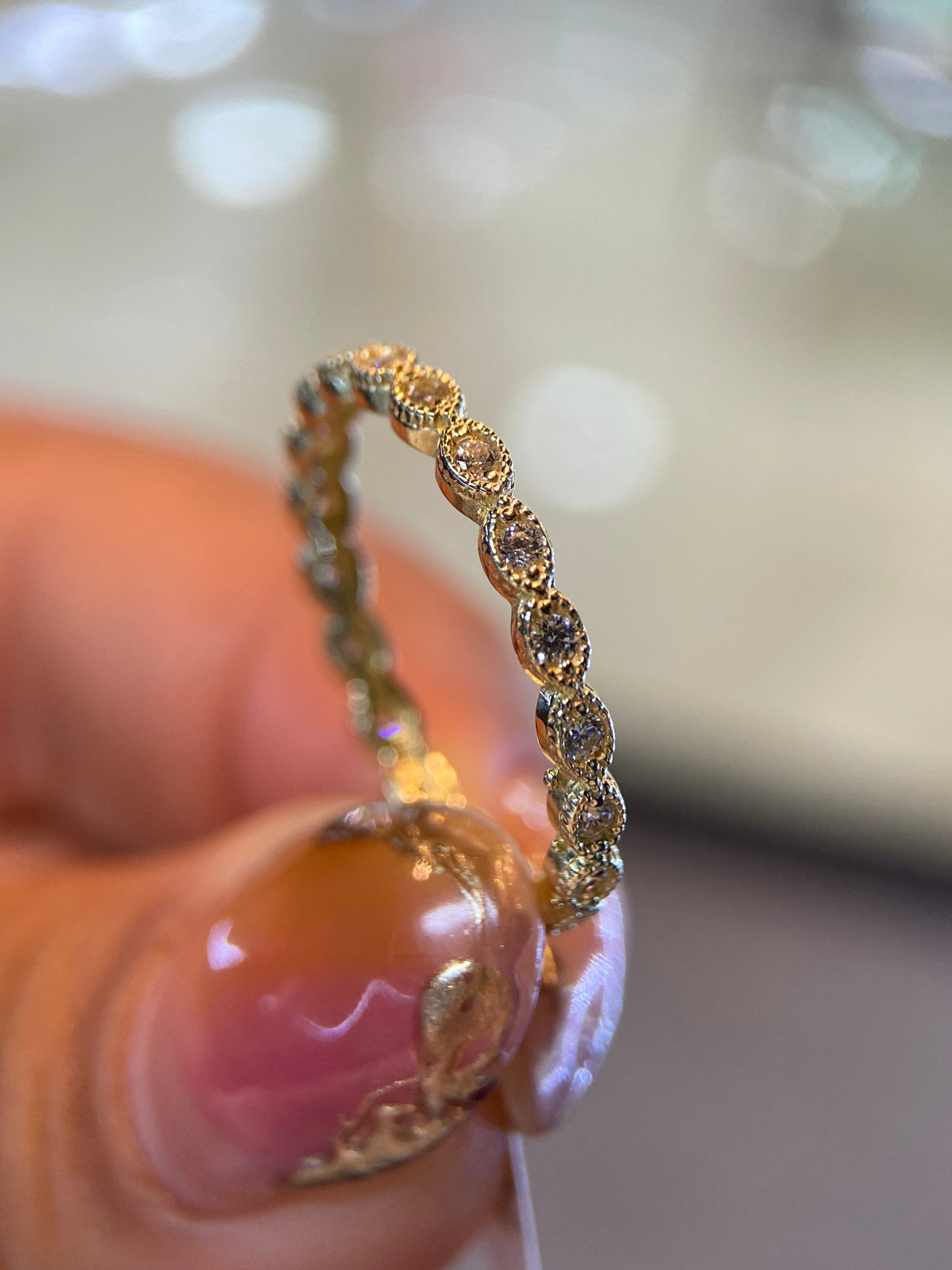 Anillo de compromiso en oro