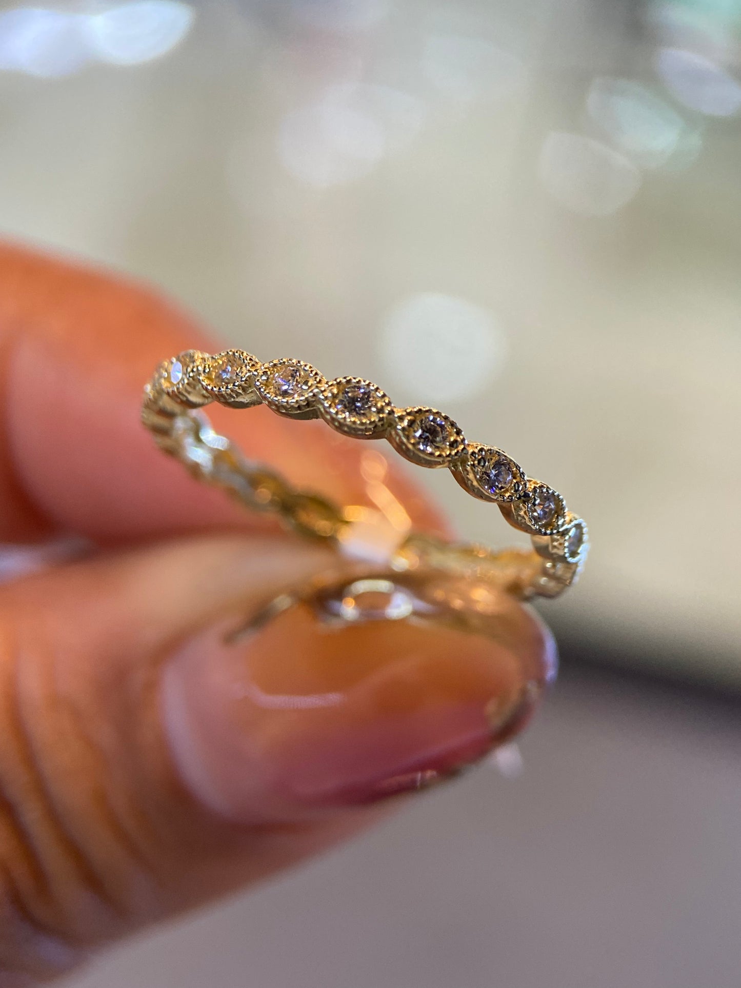 Anillo de compromiso en oro