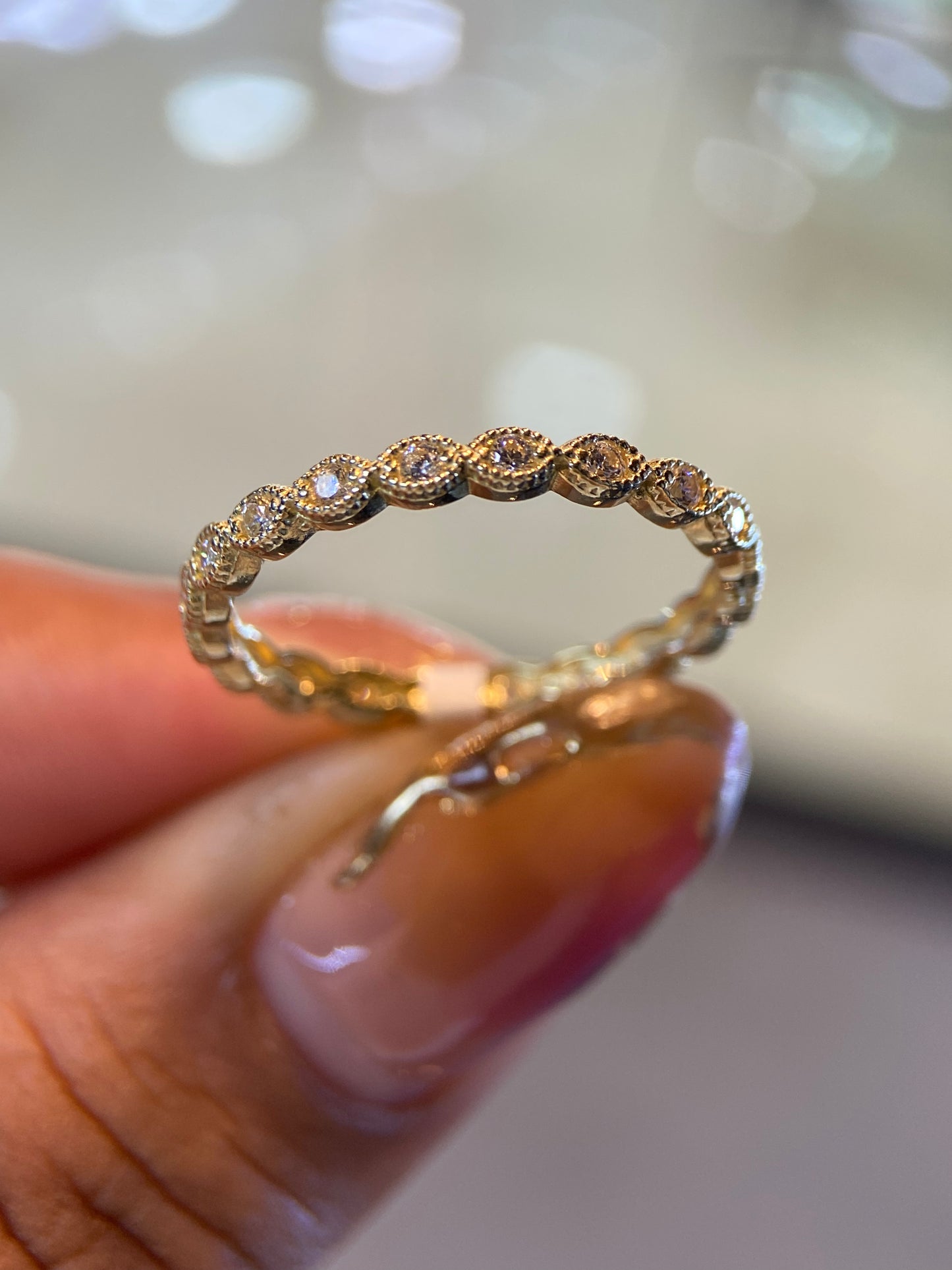 Anillo de compromiso en oro