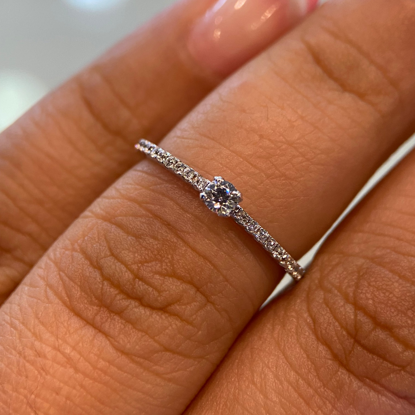 Anillo de compromiso en oro