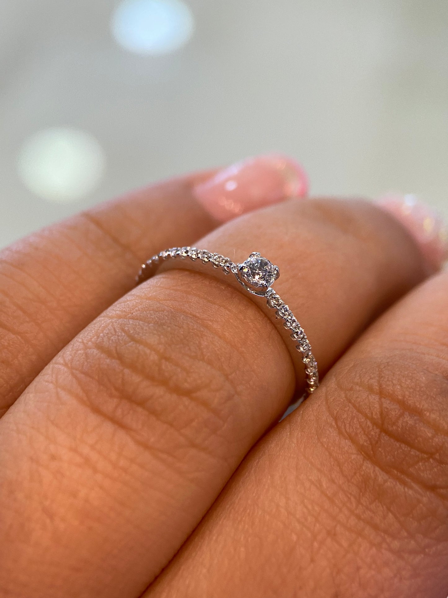 Anillo de compromiso en oro