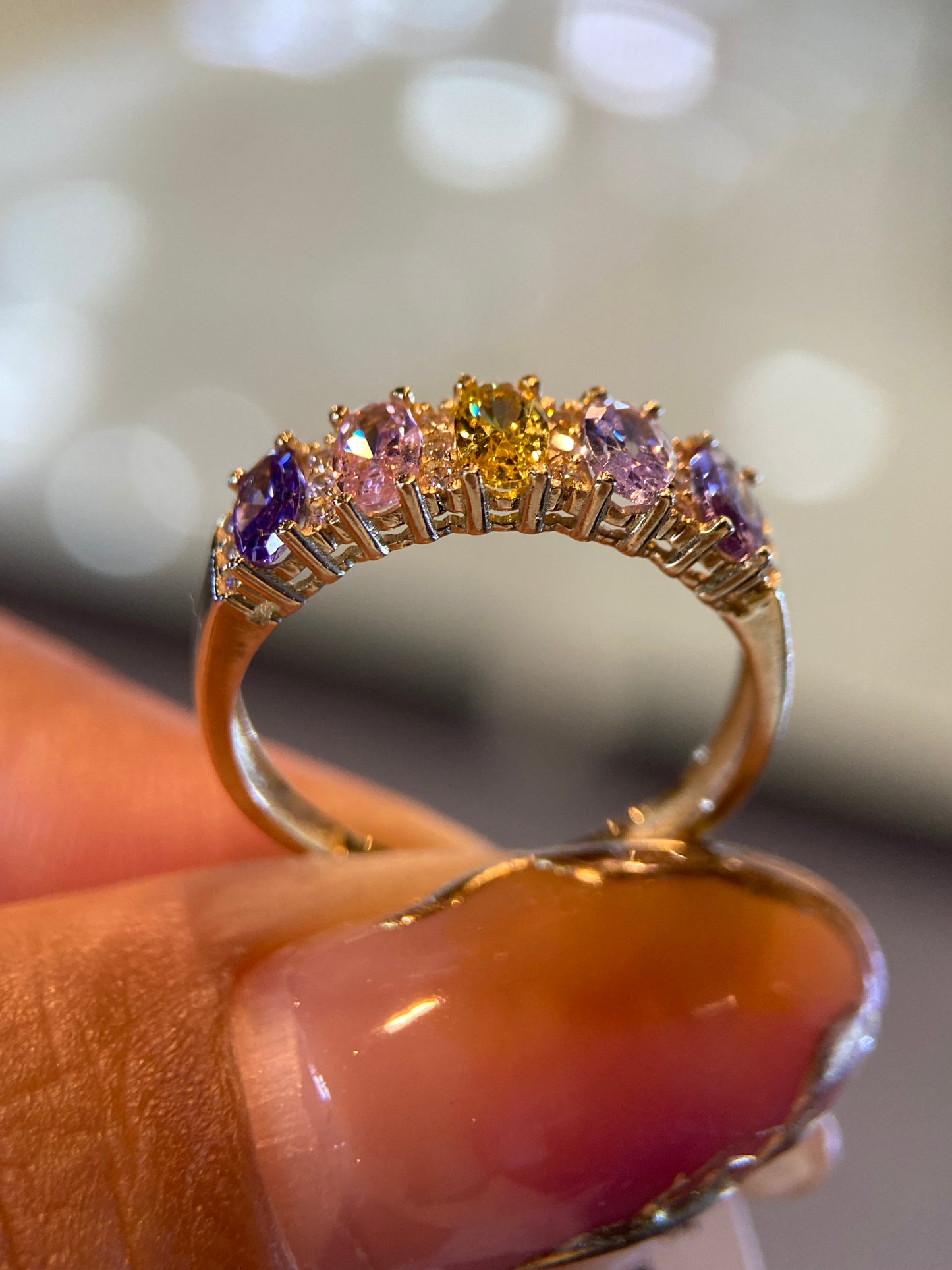 Anillo de compromiso en oro