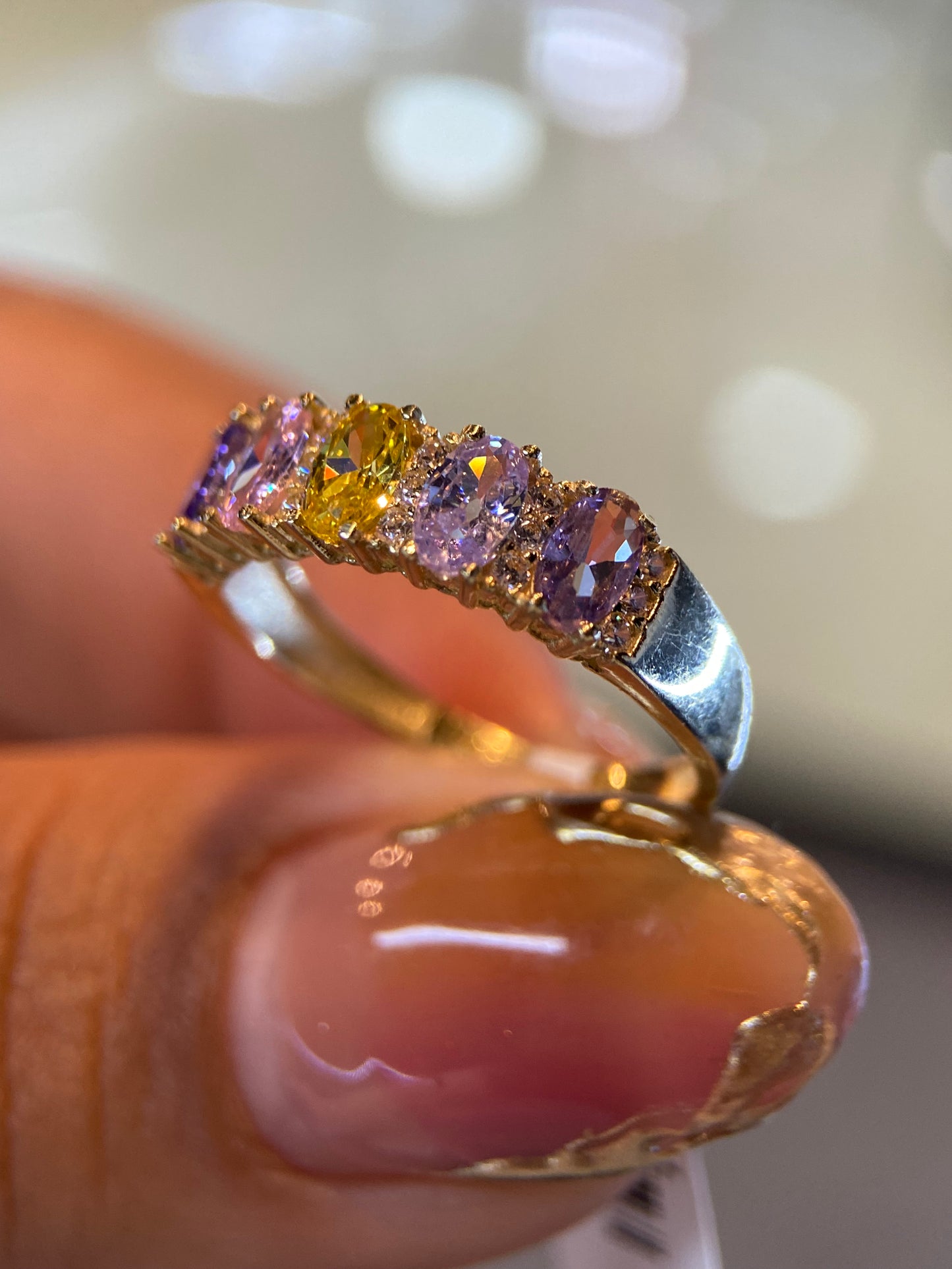 Anillo de compromiso en oro
