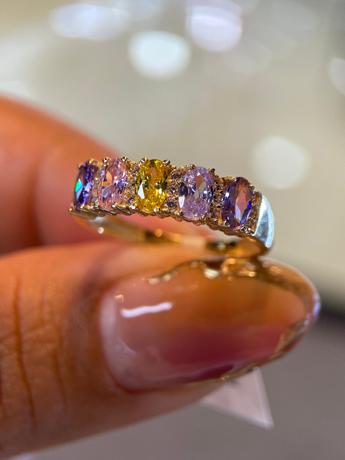Anillo de compromiso en oro