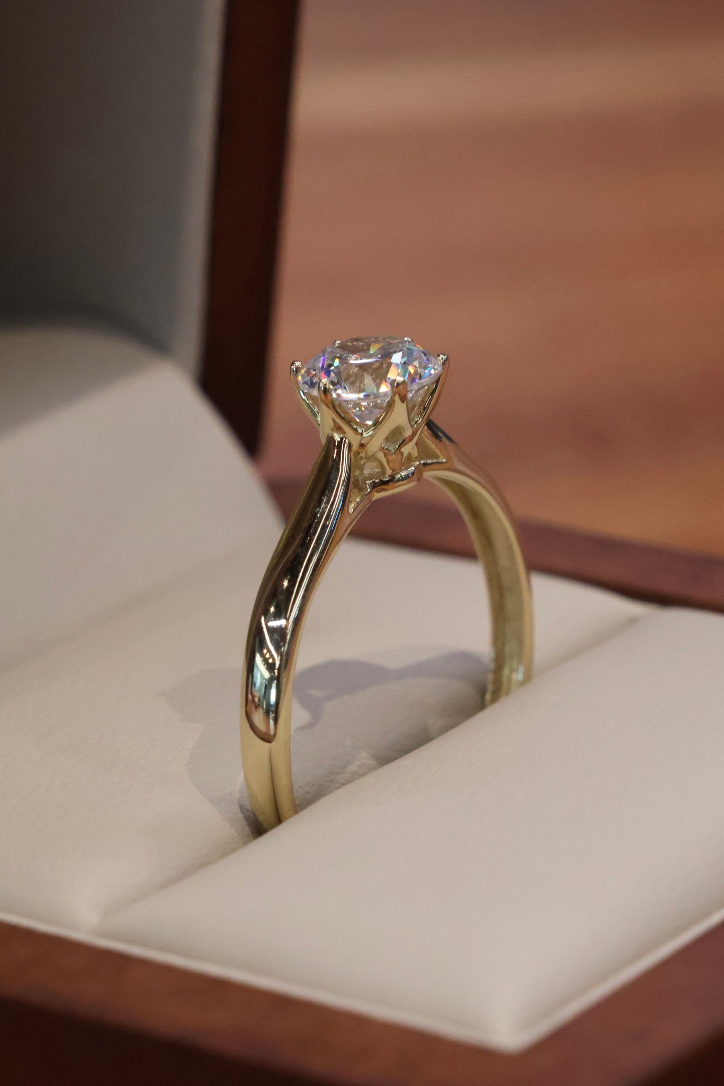 Anillo de compromiso en Oro
