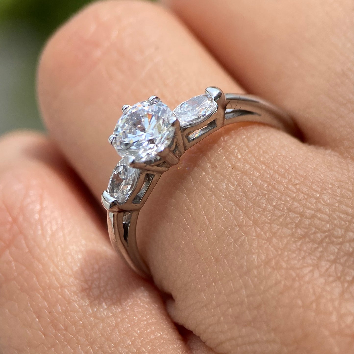 Anillo de compromiso en oro