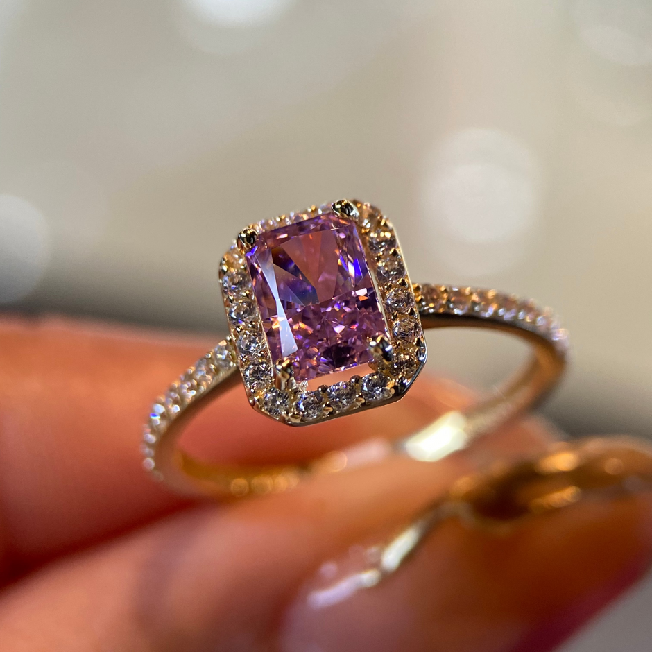 Anillo de compromiso en oro