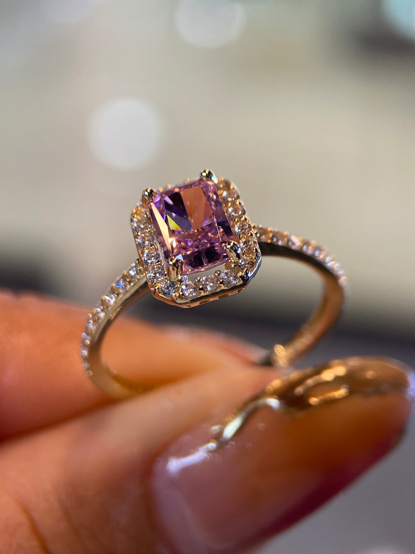 Anillo de compromiso en oro