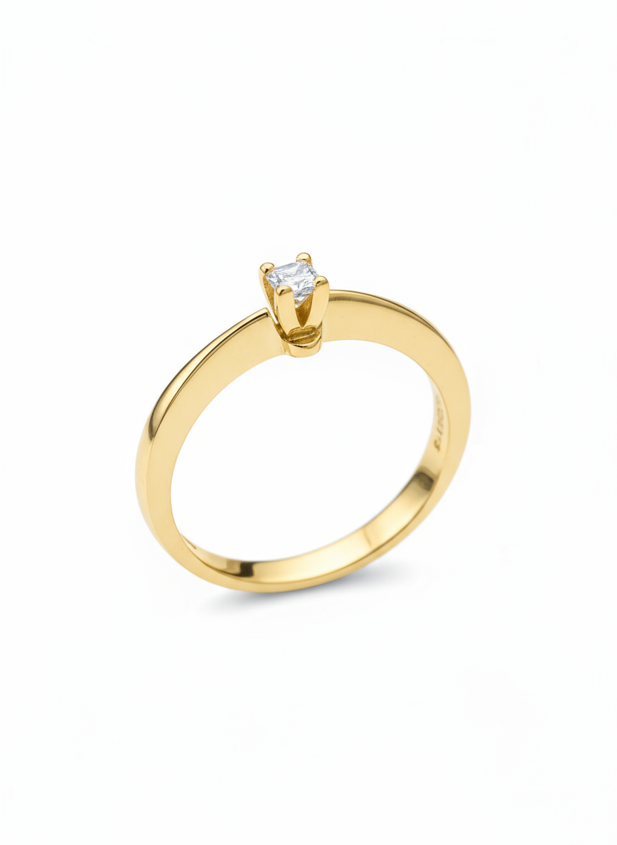 Anillo OF1015 en oro 0.10ct