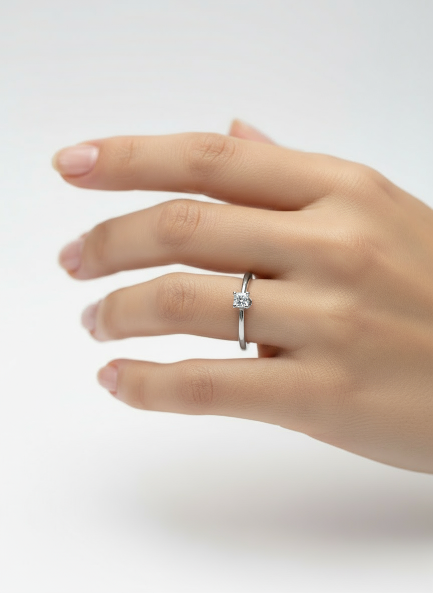 Anillo OF1015 en oro 0.10ct