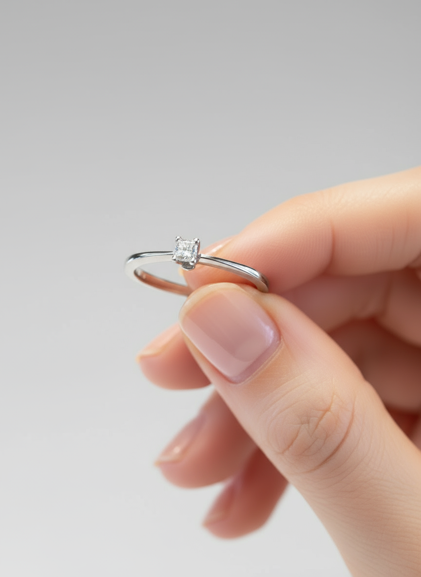 Anillo OF1015 en oro 0.10ct