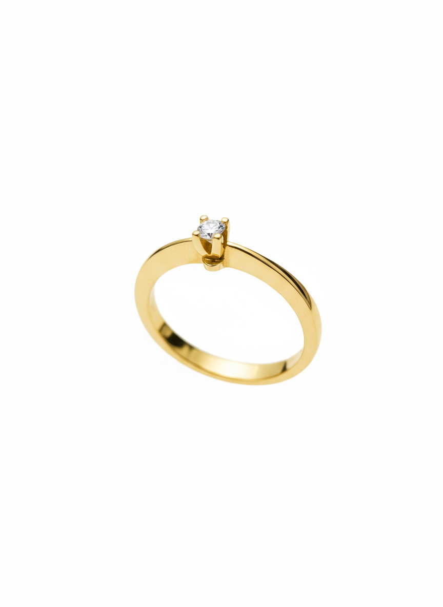 Anillo OF1015 en oro 0.10ct