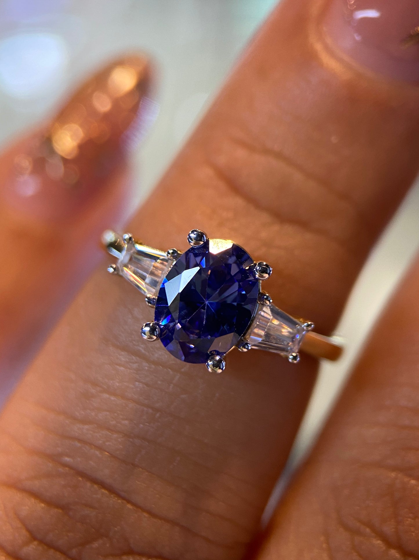 Anillo de compromiso en oro