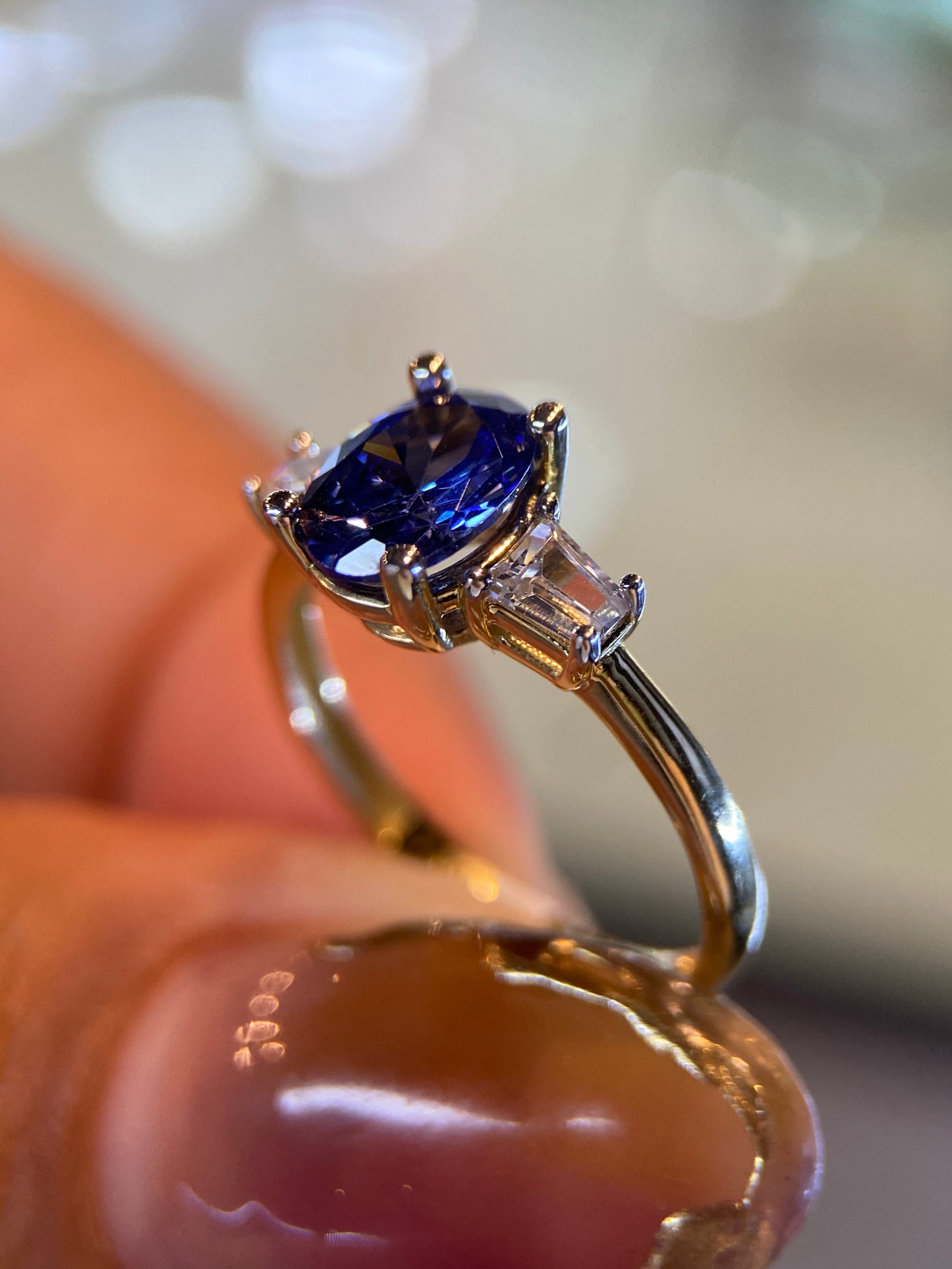 Anillo de compromiso en oro