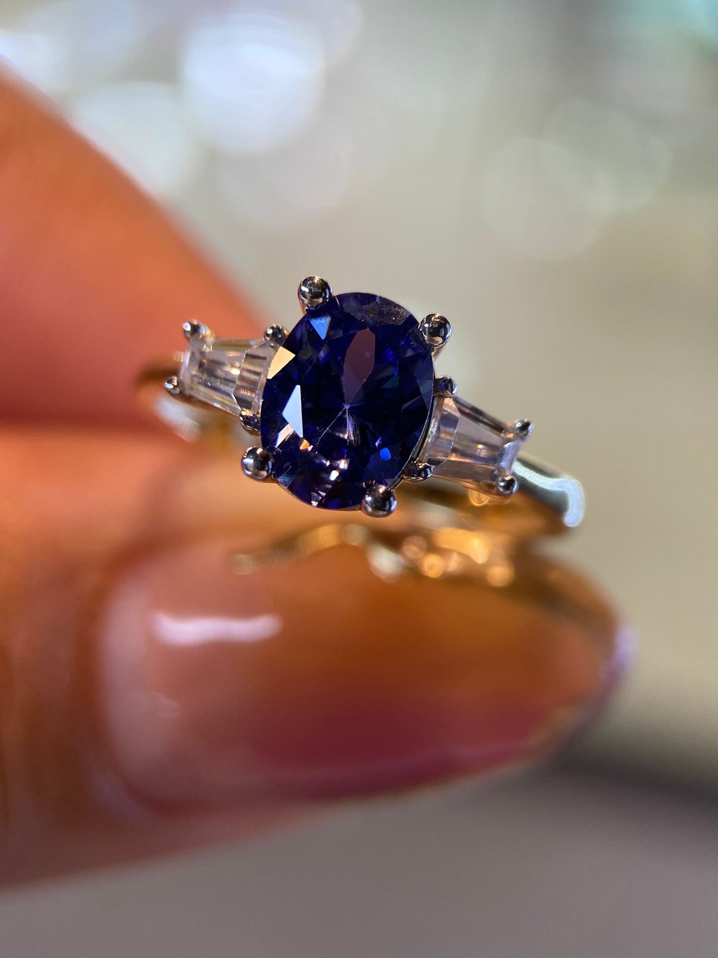 Anillo de compromiso en oro