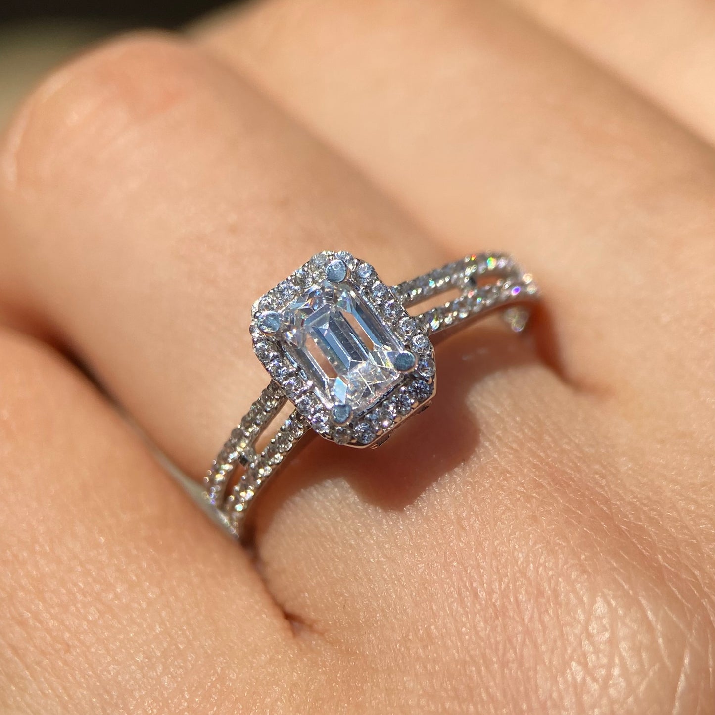 Anillo de compromiso en oro