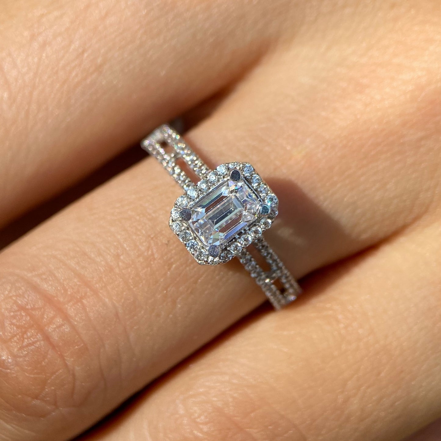Anillo de compromiso en oro