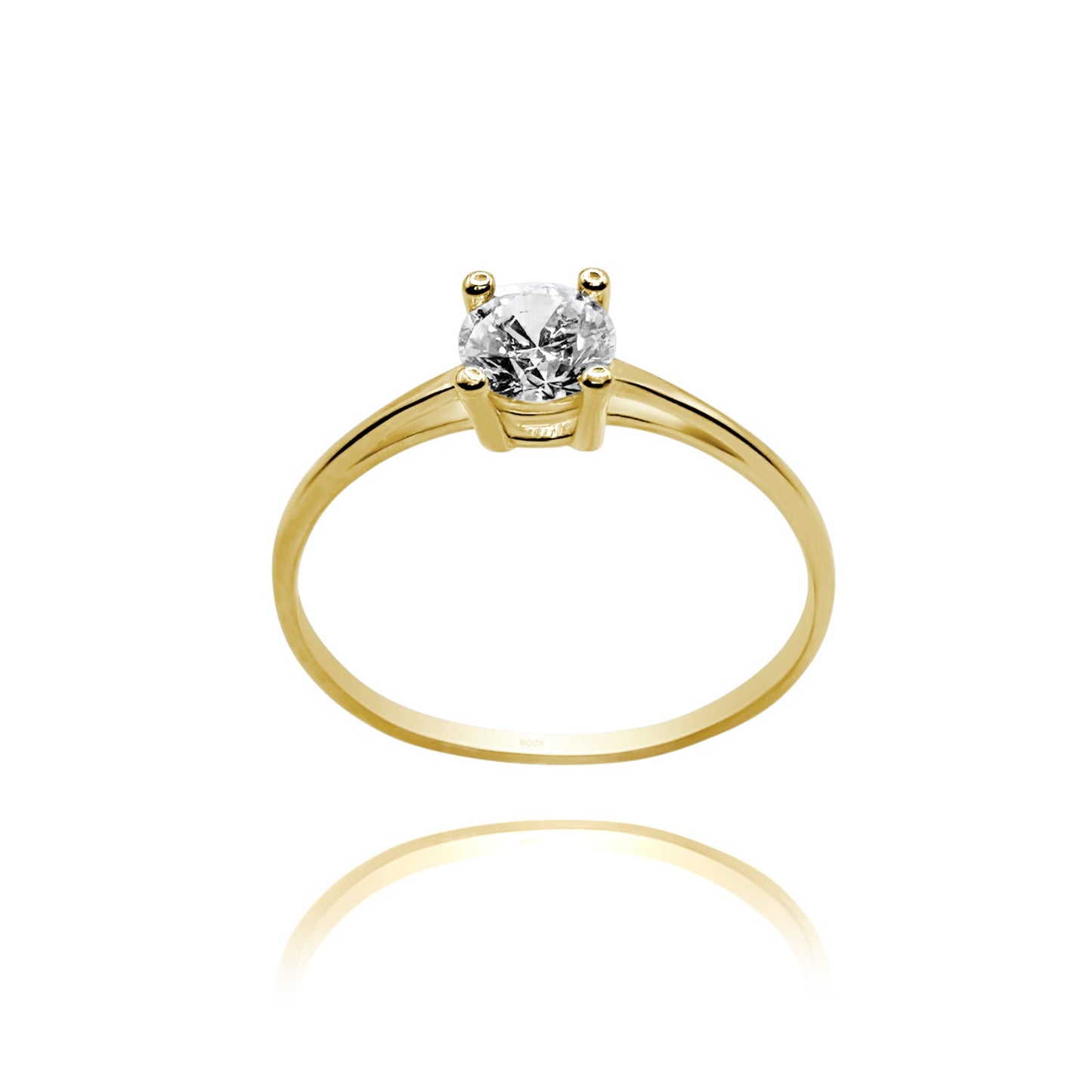 Anillo de compromiso en oro