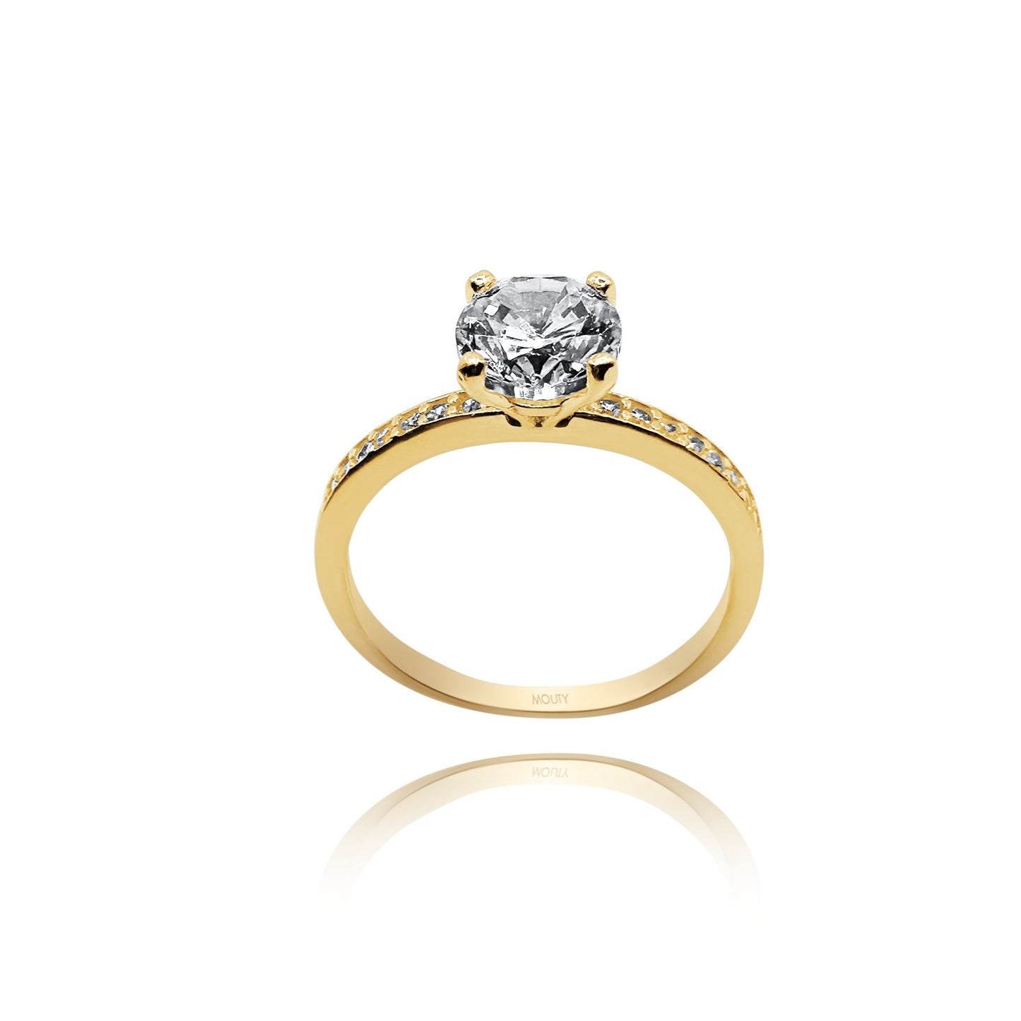 Anillo de compromiso en oro