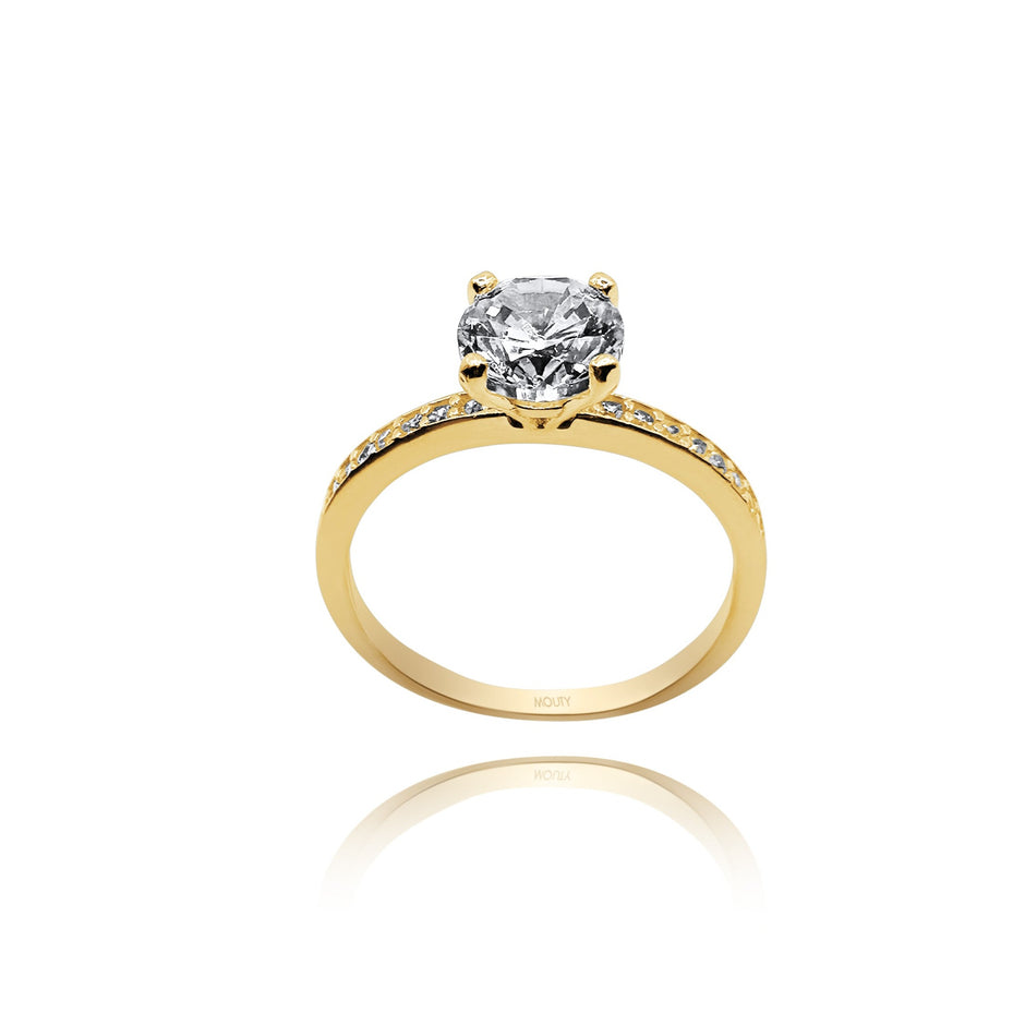 Anillo de compromiso en oro