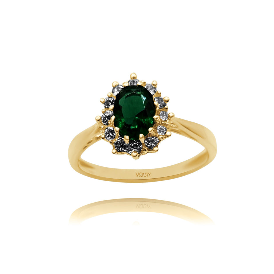 Anillo de compromiso en oro