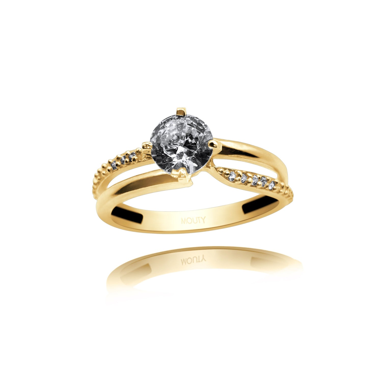Anillo de compromiso en oro