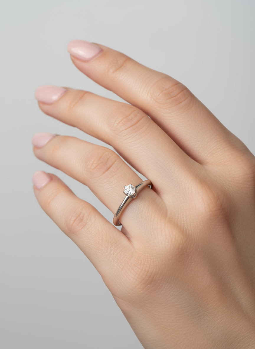 Anillo OF1179 en oro 0.15ct