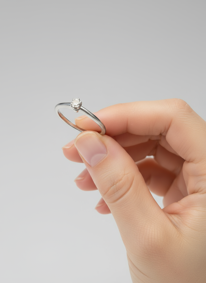 Anillo OF1179 en oro 0.15ct