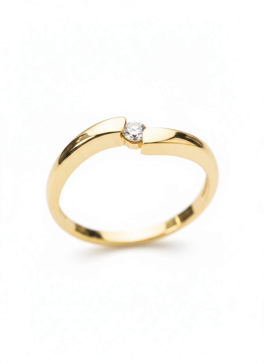 Anillo OF1505 en oro 0.08ct