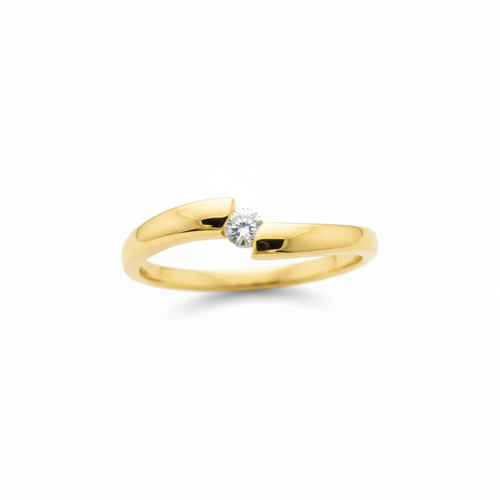 Anillo OF1505 en oro 0.08ct