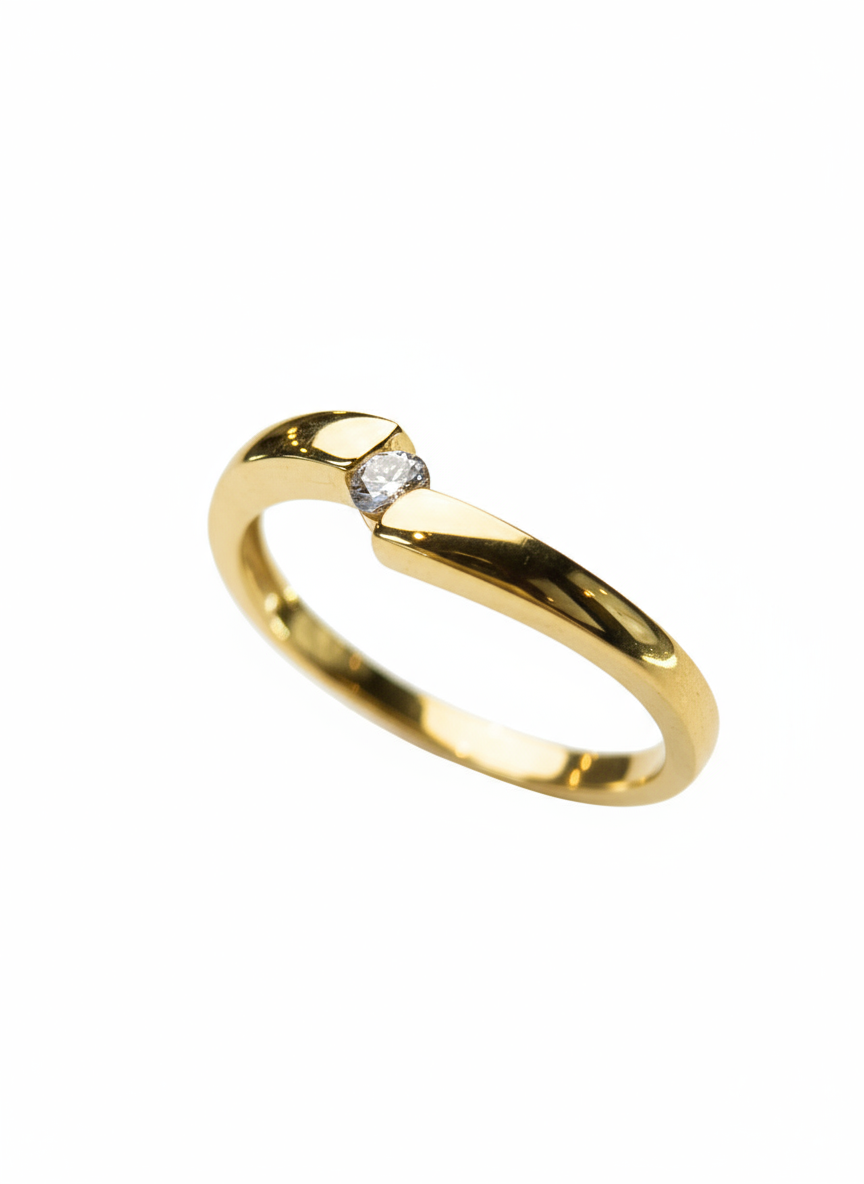 Anillo OF1505 en oro 0.08ct